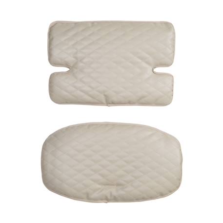 Coussins matelassés en cuir pu déperlant pour chaises hautes sit up Anthracite+Grège+Gris pierre 6 - vertbaudet enfant 