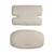 Coussins matelassés en cuir pu déperlant pour chaises hautes sit up Anthracite+Grège+Gris pierre 6 - vertbaudet enfant 