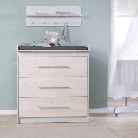 Matelas à langer matelassé en cuir pu déperlant luxe Anthracite+Grège+Gris pierre 3 - vertbaudet enfant 