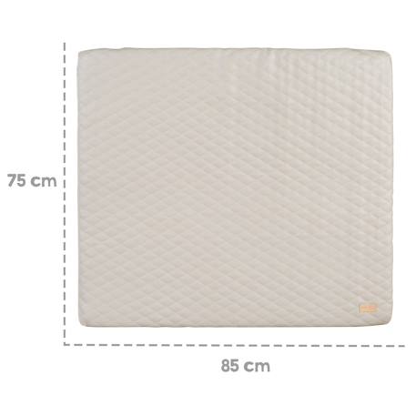 Matelas à langer matelassé en cuir pu déperlant luxe Anthracite+Grège+Gris pierre 11 - vertbaudet enfant 