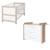 Chambre bébé évolutive 2 pièces - fermeture soft-close malo Blanc - chêne sonoma scié 1 - vertbaudet enfant 
