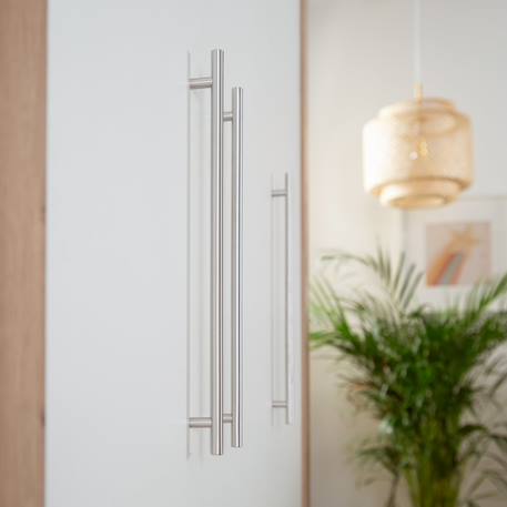 Armoire bébé 3 portes à fermeture douce malo Blanc - chêne sonoma scié 4 - vertbaudet enfant 