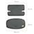 Coussins matelassés en cuir pu déperlant pour chaises hautes sit up Anthracite+Grège+Gris pierre 5 - vertbaudet enfant 