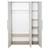 Armoire bébé 3 portes à fermeture douce malo Blanc - chêne sonoma scié 3 - vertbaudet enfant 