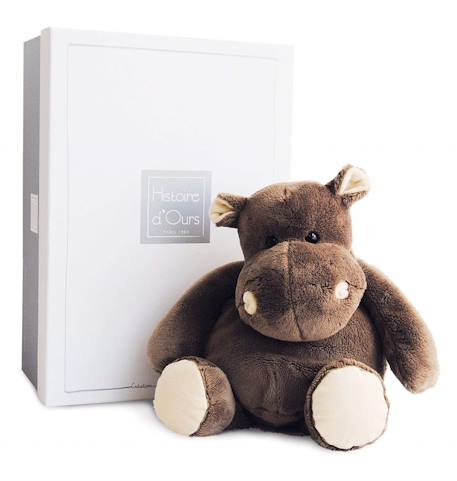 Peluche hippo 38 cm Marron 1 - vertbaudet enfant 