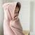 Cape de bain chat Rose foncé 3 - vertbaudet enfant 