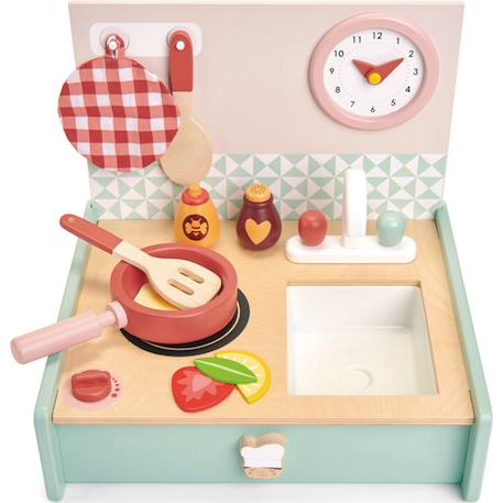 Cuisine pliable Rose, vert, rouge 1 - vertbaudet enfant 