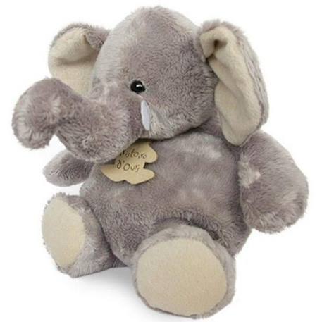 Peluche éléphant 14 cm Gris 1 - vertbaudet enfant 