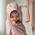 Cape de bain chat Rose foncé 4 - vertbaudet enfant 