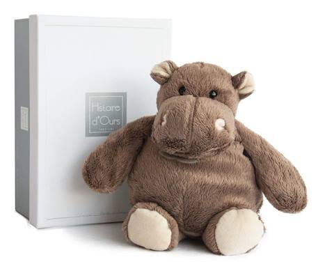 Peluche hippo 14 cm Marron 1 - vertbaudet enfant 