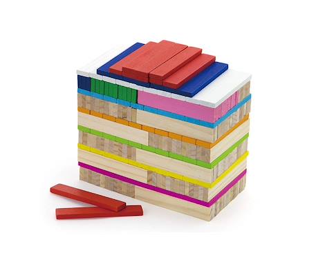 Baril de 250 planchettes en bois Bleu 2 - vertbaudet enfant 