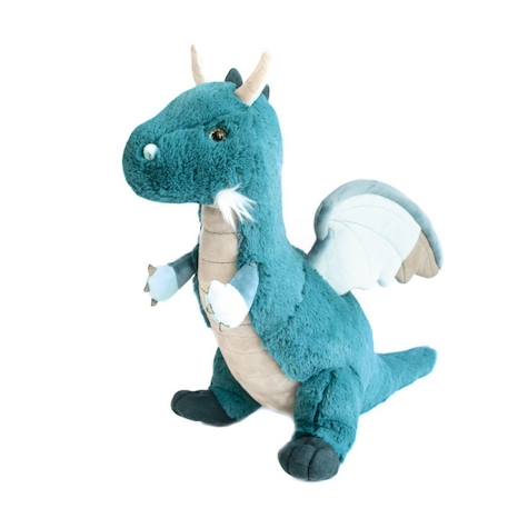 Peluche dragon emeraude 40 cm Bleu 3 - vertbaudet enfant 