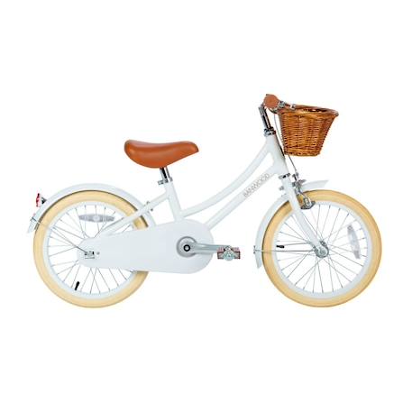 Vélo classique avec pédales de 4 à 7 ans Blanc+Crème+Rose 1 - vertbaudet enfant 
