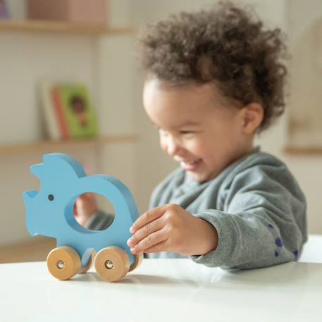 Jouet à pousser animal Bleu+Rouge 4 - vertbaudet enfant 