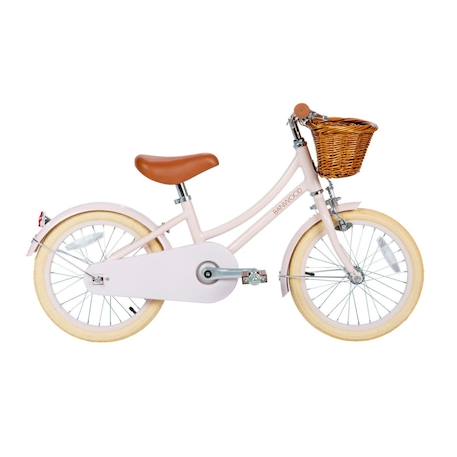 Vélo classique avec pédales de 4 à 7 ans Blanc+Crème+Rose 9 - vertbaudet enfant 