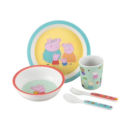 Coffret 5 pièces peppa pig Bleu 1 - vertbaudet enfant 