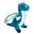Peluche grégoire le dragon 30 cm Bleu 1 - vertbaudet enfant 