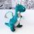 Peluche dragon emeraude 40 cm Bleu 2 - vertbaudet enfant 