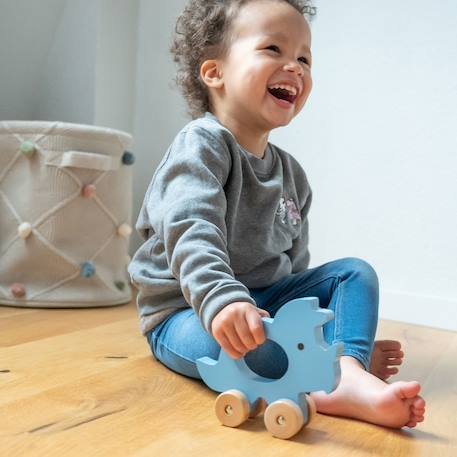 Jouet à pousser animal Bleu+Rouge 3 - vertbaudet enfant 