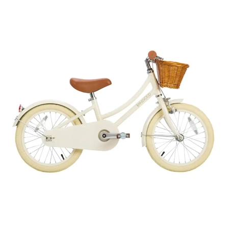 Vélo classique avec pédales de 4 à 7 ans Blanc+Crème+Rose 6 - vertbaudet enfant 