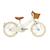 Vélo classique avec pédales de 4 à 7 ans Blanc+Crème+Rose 6 - vertbaudet enfant 