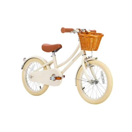 Vélo classique avec pédales de 4 à 7 ans Blanc+Crème+Rose 7 - vertbaudet enfant 