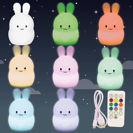Petite veilleuse lapin Blanc 5 - vertbaudet enfant 