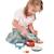 Kit de casserole et poêle en bois Bleu, rouge, blanc 2 - vertbaudet enfant 