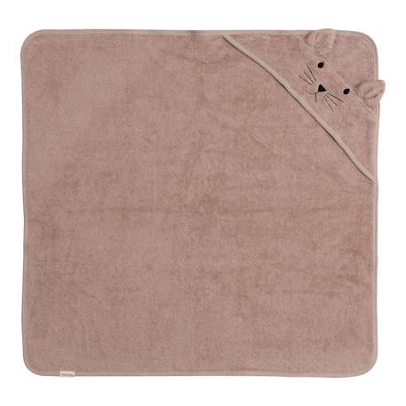 Cape de bain chat Rose foncé 1 - vertbaudet enfant 