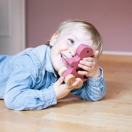 Jouet à pousser animal Bleu+Rouge 8 - vertbaudet enfant 