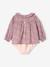 Ensemble naissance 2 pièces blouse tissu Liberty et bloomer écru 6 - vertbaudet enfant 
