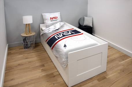 Housse de couette nasa spaceship coton Blanc 2 - vertbaudet enfant 