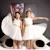 Robe cérémonie tte   et  tulle à paillettes  hepburn Blanc or 5 - vertbaudet enfant 