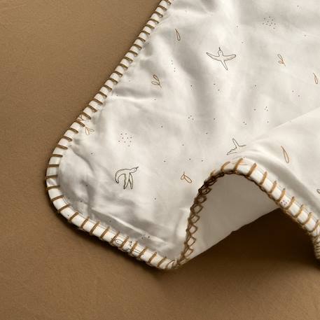 Couverture naissance matelassée l'envolée Ambre+Cyprès 3 - vertbaudet enfant 