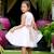 Robe demoiselle d'honneur   liberty  et   hepburn Blanc rose 5 - vertbaudet enfant 