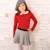 Jupe plissée hiver   laine    london Gris souris 2 - vertbaudet enfant 