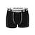 Lot de 6 boxers  en coton Noir 4 - vertbaudet enfant 