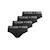 Lot de 4 culottes  street art uni Noir 1 - vertbaudet enfant 