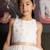 Robe cérémonie tte   et  tulle à paillettes  hepburn Blanc or 4 - vertbaudet enfant 
