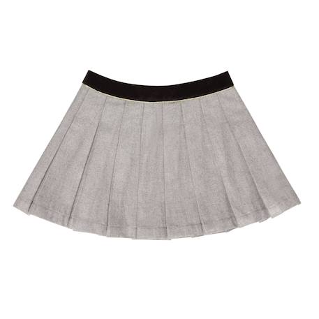 Jupe plissée hiver   laine    london Gris souris 4 - vertbaudet enfant 