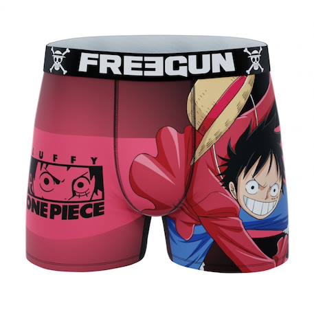 Lot de 5 boxers  one piece Noir/vert/rouge/jaune 2 - vertbaudet enfant 