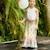 Robe longue   avec dentelle   2-en-1  ibiza Rose violet+Vert orange 8 - vertbaudet enfant 
