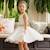 Robe cérémonie tte   et  tulle à paillettes  hepburn Blanc or 6 - vertbaudet enfant 