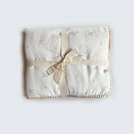 Couverture naissance matelassée l'envolée Ambre+Cyprès 6 - vertbaudet enfant 