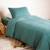 Taie d'oreiller pur coton bio Blanc+Bleu nuit+Ecru+Eucalyptus+Gris tourterelle+Rose nude+Terracotta 19 - vertbaudet enfant 