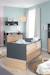 Lit évolutif en bois massif convertible en lit junior lenn Anthracite / chêne artisan 4 - vertbaudet enfant 