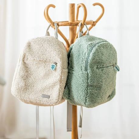 Sac à dos teddy Beige+Rose 2 - vertbaudet enfant 