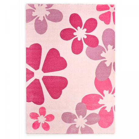 Tapis chambre tissé blume Rose 5 - vertbaudet enfant 