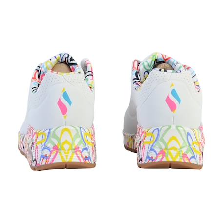 Baskets basses  à lacets Blanc+Noir 4 - vertbaudet enfant 