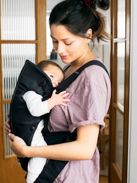 Porte-bébé Mini en coton BabyBjörn - noir